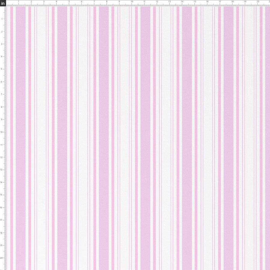 Brolly Stripe Pink Pillow