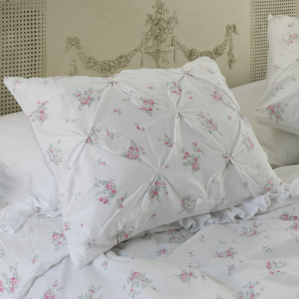 White Floral Cotton Comforter Set Rachel Ashwell Rachel Ashwell Shabby Chic Couture