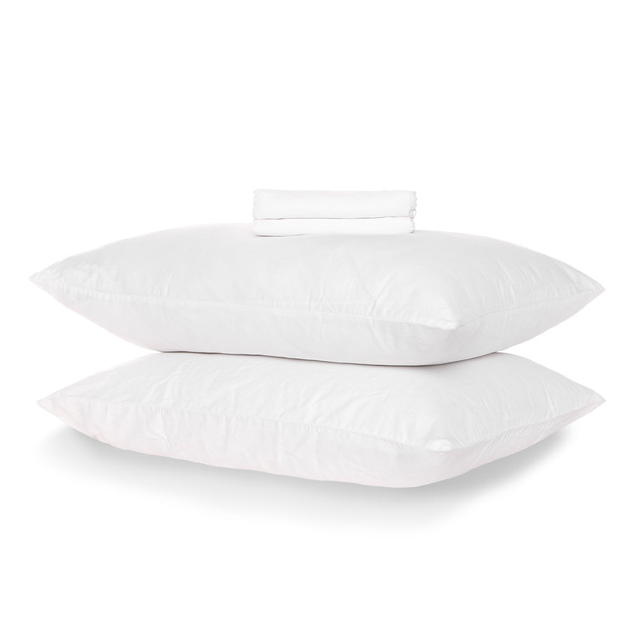 Sienna Sateen White Sheets