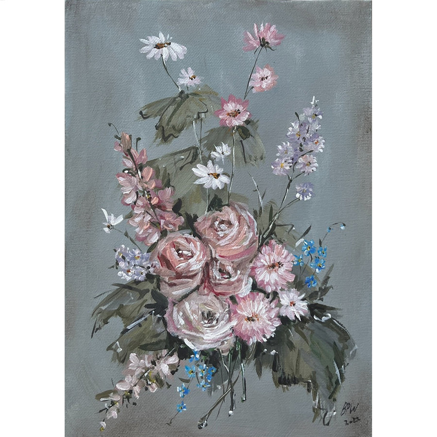 Ben Peck Whiston Original Painting - Medium Floral Painting Collection Fall 2022