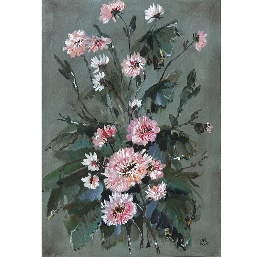 Ben Peck Whiston Original Painting - Medium Floral Painting Collection