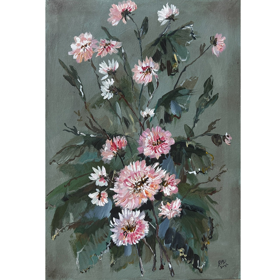 Ben Peck Whiston Original Painting - Medium Floral Painting Collection Fall 2022