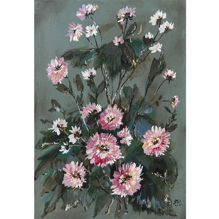 Ben Peck Whiston Original Painting - Medium Floral Painting Collection