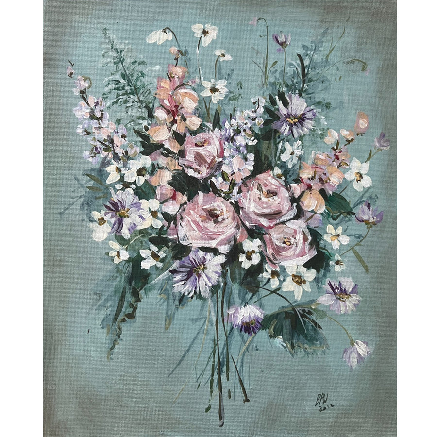 Ben Peck Whiston Original Painting - Medium Floral Painting Collection