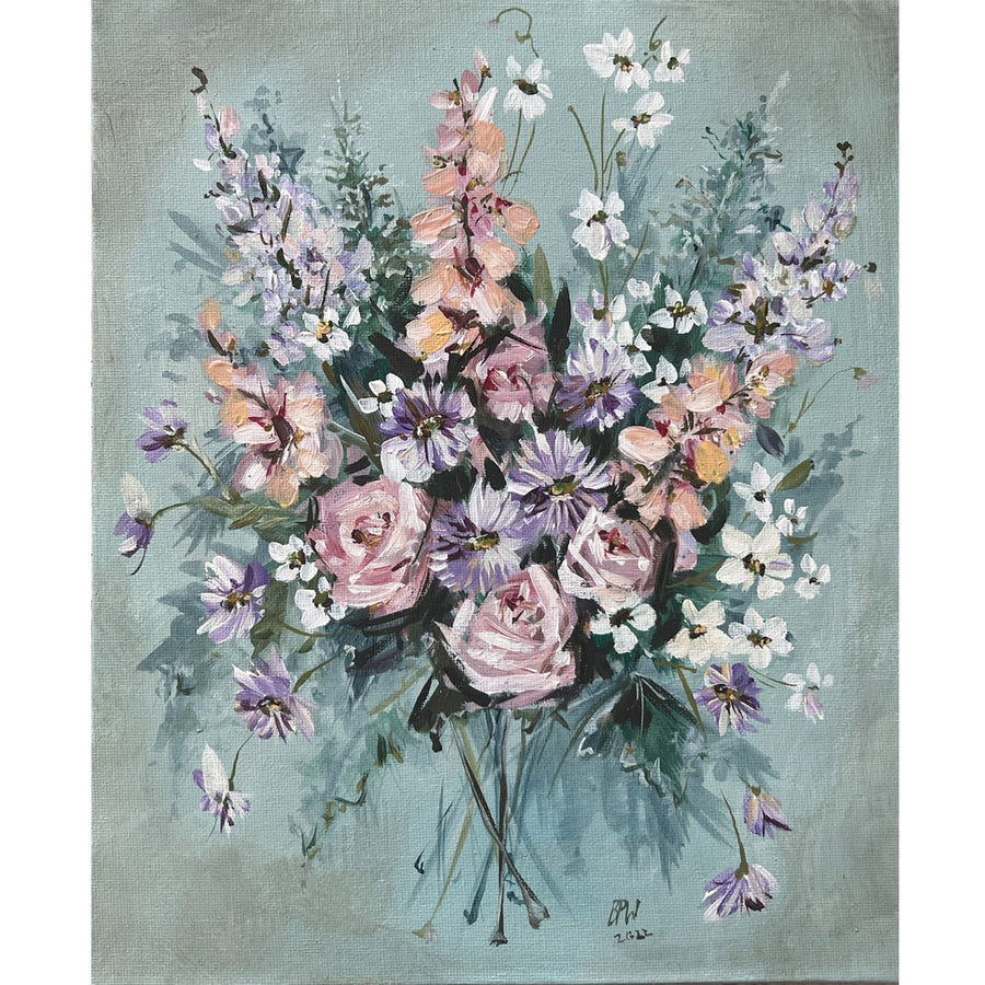 Ben Peck Whiston Original Painting - Medium Floral Painting Collection