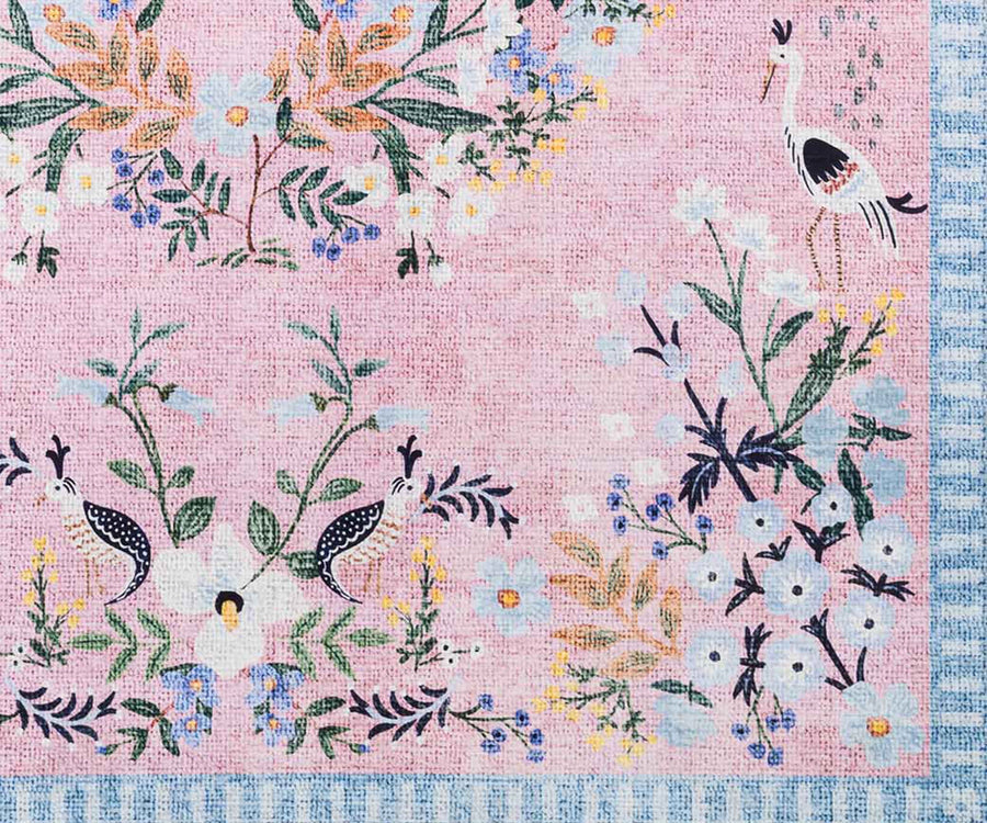 Power Loomed Rug - Rose Sky