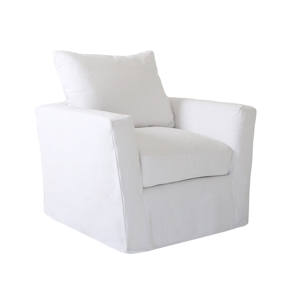 Simple Square Chair Simplistic Slipcovered Armchair by Rachel Ashwell – Rachel Ashwell ...