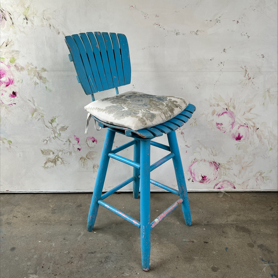 Vintage Blue Counter Chair - Style#TX20-057