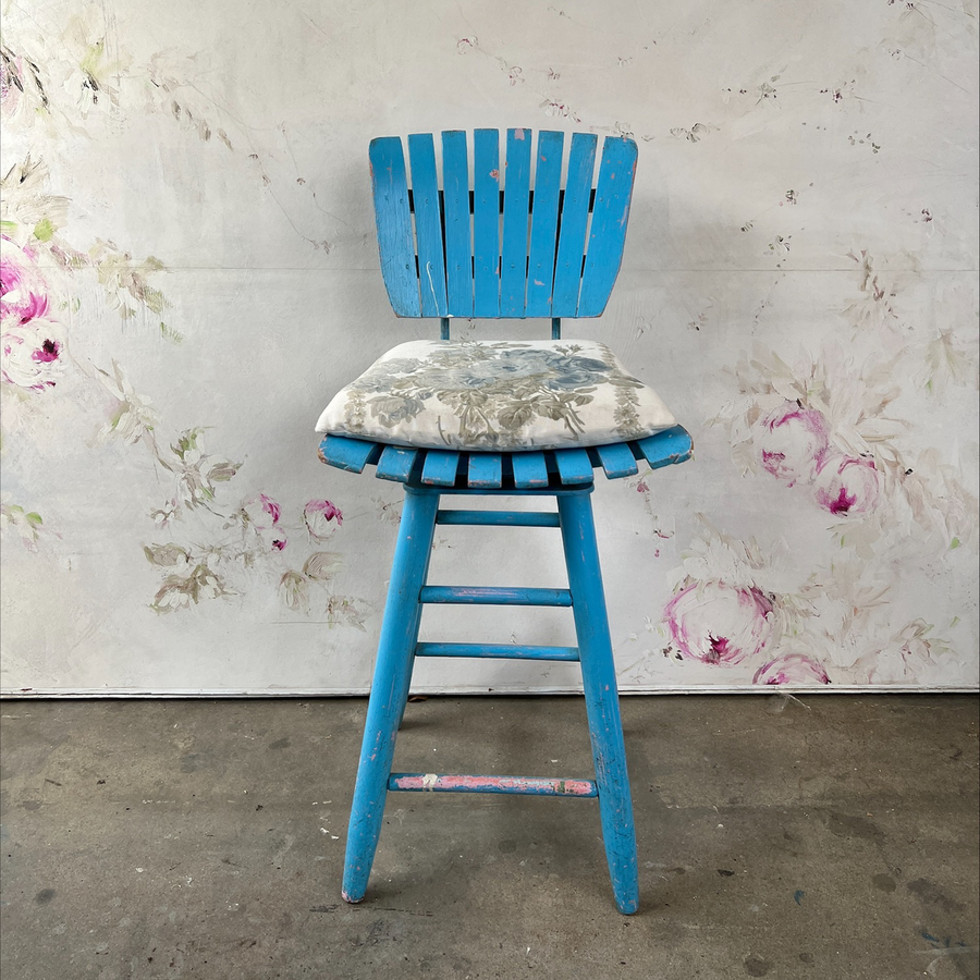 Vintage Blue Counter Chair - Style#TX20-057